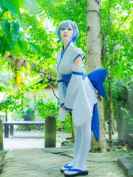 《Re从零开始的异世界生活》蕾姆幼年和服 C O S P L A Y_0009