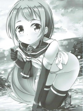 (C91) [Part K (羊羽忍)] 五月雨といちゃいちゃびより (艦隊これくしょん -艦これ-)_002