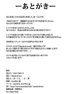 (C80) [Marked-two] Remilia & Frandle's SPER：MATIC (東方)_sper_30