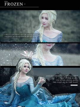 《冰雪奇缘》ELSA公主礼服 C O S P L A Y_0002
