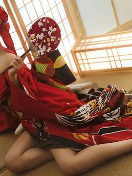 《Fate Grand Order》尼禄和服 C O S P L A Y_0003