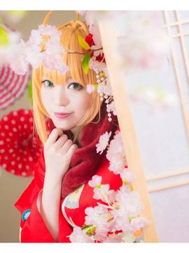 《Fate Grand Order》尼禄和服 C O S P L A Y_尼禄 2016海报和服ver. (4)