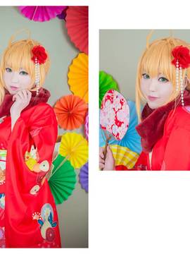 《Fate Grand Order》尼禄和服 C O S P L A Y_尼禄 2016海报和服ver. (8)