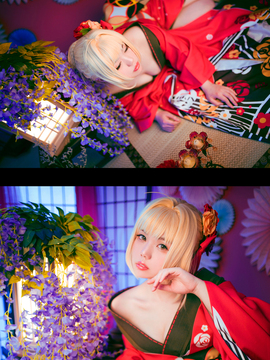 《Fate Grand Order》尼禄和服 C O S P L A Y_余は至高にして至上の名器 (3)