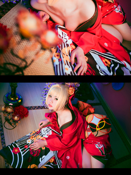 《Fate Grand Order》尼禄和服 C O S P L A Y_余は至高にして至上の名器 (4)