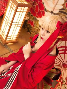 《Fate Grand Order》尼禄和服 C O S P L A Y_fate#尼禄和风 (7)
