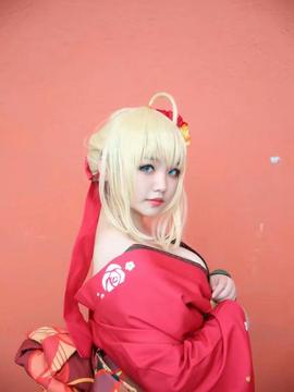 《Fate Grand Order》尼禄和服 C O S P L A Y_尼禄和服~ (1)