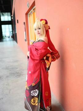 《Fate Grand Order》尼禄和服 C O S P L A Y_尼禄和服~ (9)