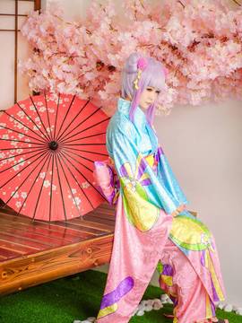 《小林家的龙女仆》康娜和服 C O S P L A Y_0014