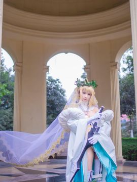 《Fate Grand Order》尼禄花嫁满破 C O S P L A Y_『身着新装再登场！花嫁尼禄满破❤』 (8)