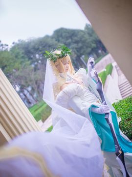 《Fate Grand Order》尼禄花嫁满破 C O S P L A Y_『身着新装再登场！花嫁尼禄满破❤』 (2)