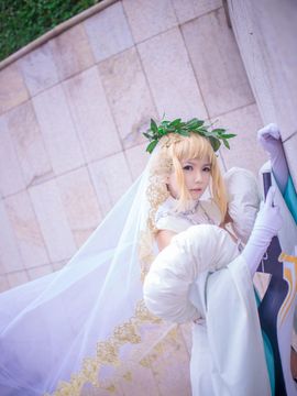 《Fate Grand Order》尼禄花嫁满破 C O S P L A Y_『身着新装再登场！花嫁尼禄满破❤』 (4)