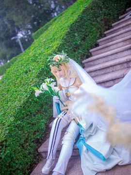 《Fate Grand Order》尼禄花嫁满破 C O S P L A Y_『身着新装再登场！花嫁尼禄满破❤』 (5)