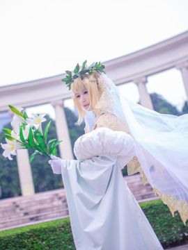 《Fate Grand Order》尼禄花嫁满破 C O S P L A Y_『身着新装再登场！花嫁尼禄满破❤』 (6)