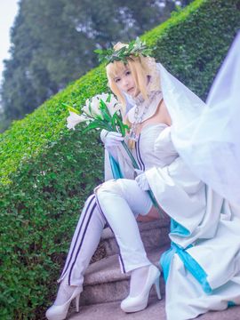 《Fate Grand Order》尼禄花嫁满破 C O S P L A Y_『身着新装再登场！花嫁尼禄满破❤』 (7)
