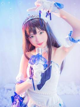 《偶像大师灰姑娘女孩》卯月x凛招待灰姑娘C服 C O S P L A Y_偶像大师Cinderella girls 涉谷凛 (7)