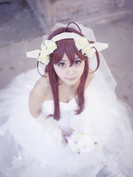 《舰队collection》 金刚同人婚纱C O S P L A Y._0019