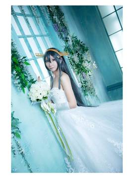 《舰队collection》 金刚同人婚纱C O S P L A Y._0024