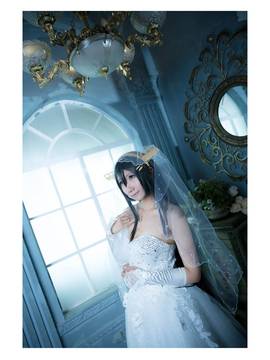 《舰队collection》 金刚同人婚纱C O S P L A Y._0025