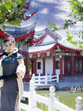 《剑侠情缘三》同人旗袍之苍云五毒 C O S P L A Y_0016