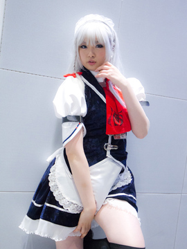 Touhou - Izayoi Sakuya cosplay by Mari_023