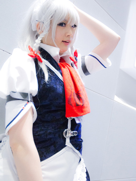 Touhou - Izayoi Sakuya cosplay by Mari_024