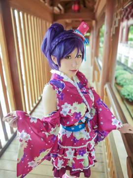 《lovelive！》希&绘里浴衣觉醒C O S P L A Y_0002