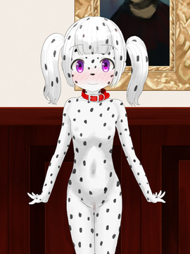 [紳士財閥] うちのメイドが全裸に首輪にアナル尻尾(+ボディペイント)で完全に犬になりきってオスと交尾しちゃうお話_233_bx01_06