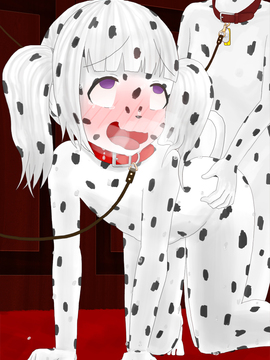 [紳士財閥] うちのメイドが全裸に首輪にアナル尻尾(+ボディペイント)で完全に犬になりきってオスと交尾しちゃうお話_278_bx08_06