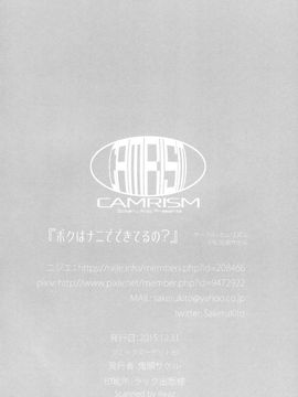 (C89) [カムリズム (鬼頭サケル)] ボクはナニでできてるの？_31
